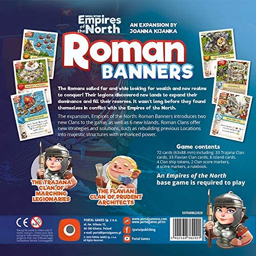 ของแท้-imperial-settlers-empires-of-the-north-roman-banners-board-game