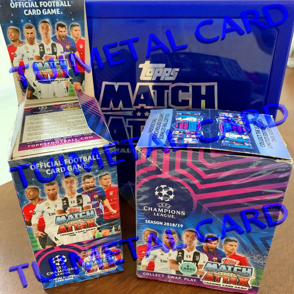 ภาพหน้าปกสินค้าMATCH ATTAX 2018/19 UEFA CHAMPIONS LEAGUE: GOAL MACHINE / PASS MASTER / SPEED KING การ์ดสะสมฟุตบอล Football Trading Card จากร้าน tuimetal บน Shopee