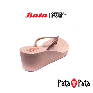 ภาพขนาดย่อของภาพหน้าปกสินค้าBata บาจา ยี่ห้อ PataPata รองเท้าเล่นน้ำสงกรานต์ รองเท้าลุยน้ำสงกรานต์ แตะหนีบ เสริมส้นสูง 2 นิ้ว สำหรับผู้หญิง รุ่น Heely สีน้ำตาล 7714059 จากร้าน bata_officialstore บน Shopee ภาพที่ 2