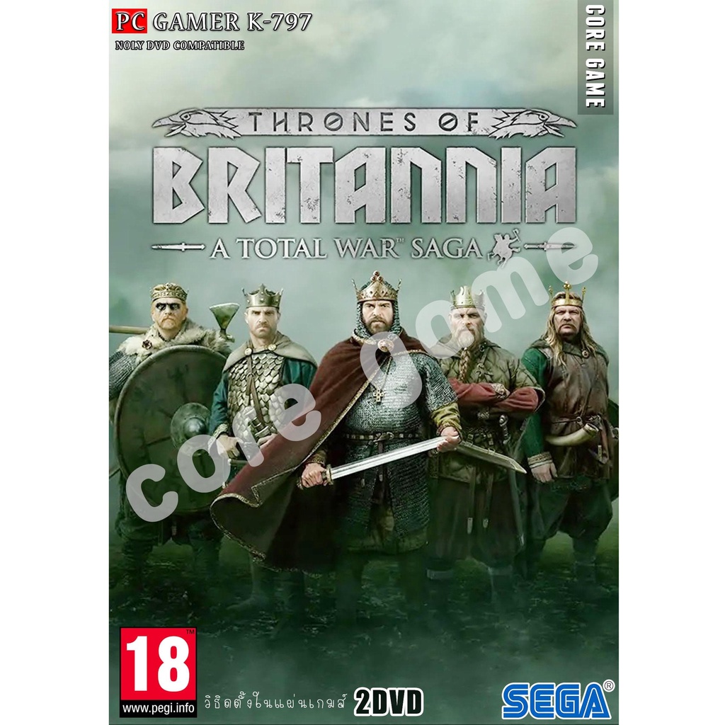 A Total War Saga: Thrones of Britannia แผ่นเกมส์ แฟลชไดร์ฟ เกมส์ ...