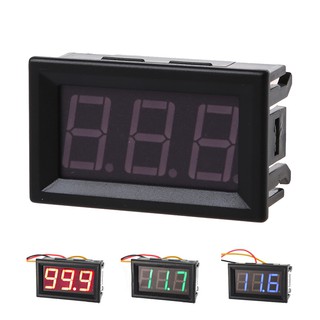 ภาพหน้าปกสินค้าDC 0-99.9V 3 Wire LED Digital Display Panel Volt Meter Voltage Voltmeter Car Mot ที่เกี่ยวข้อง