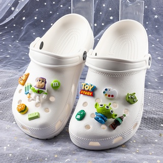 อุปกรณ์เสริม จี้ชาร์มลายการ์ตูน สําหรับตกแต่งรองเท้า Crocs DIY