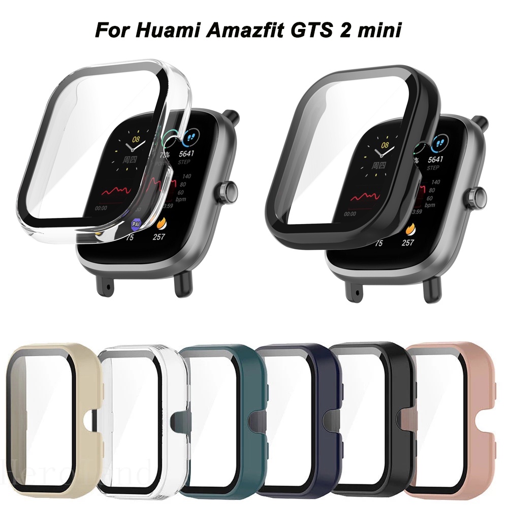 ภาพหน้าปกสินค้าเคสกระจกนิรภัยกันรอยหน้าจอ แบบแข็ง บางพิเศษ สําหรับ Huami Amazfit GTS 2 GTS2 mini