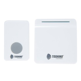 Wireless doorbell WIRELESS DOOR BELL TOSHINO E-288 WHITE buzzer Electrical work กริ่งไร้สาย กระดิ่งไร้สาย TOSHINO E-288