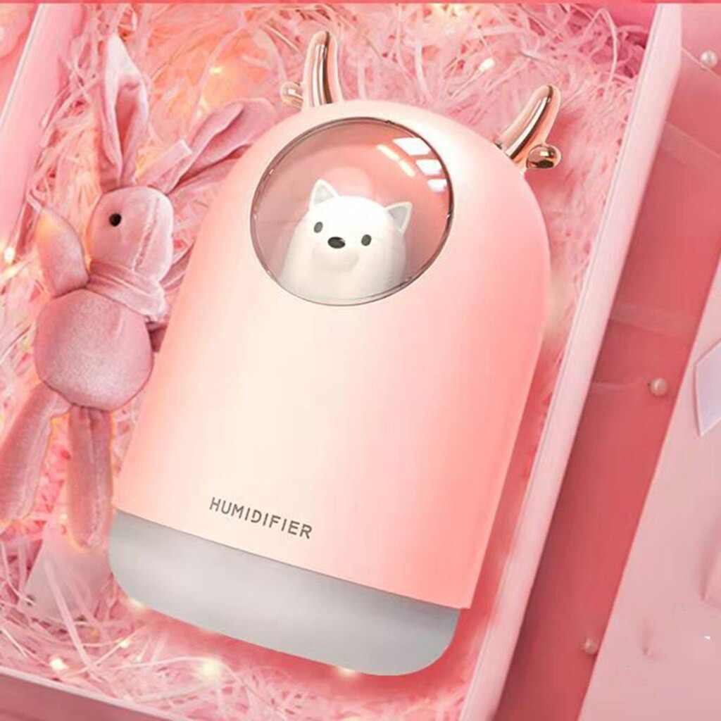 ภาพสินค้าUSB Moisturizing humidifier เครื่องทำความชื้นนาโน เครื่องทำความชื้นเงียบ ทำให้ผิวชุ่มชื้นเครื่องทำความชื้น โคมไฟอโรมา จากร้าน ljy115 บน Shopee ภาพที่ 8