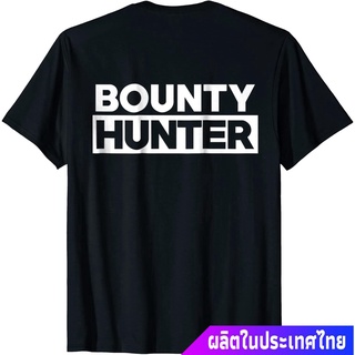 Bounty Hunterเสื้อยืดยอดนิยม Bounty Hunter T-Shirt For Fugitive Recovery Agents LEO Bounty Hunter Round neck T-shirt