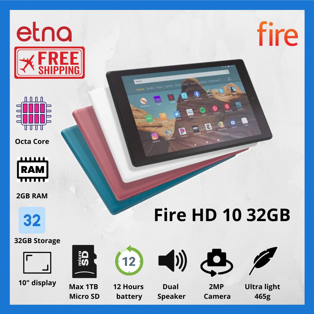 amazon-fire-hd-10-32-gb-ไฟฉายแบบ-hd