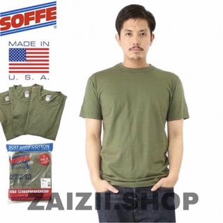 สินค้า เสื้อยืดทหาร SOFFE สีเขียว สีน้ำตาล