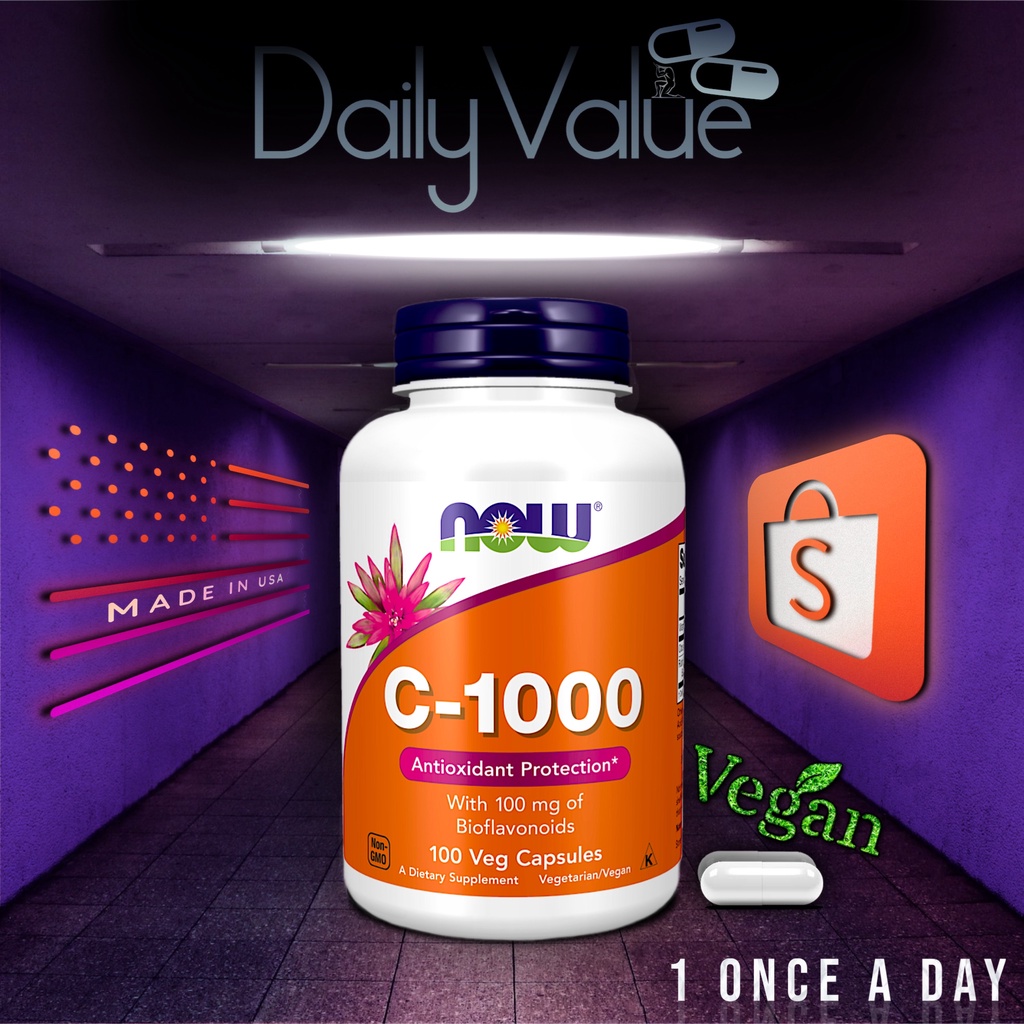 วิตามินซี / Vitamin C1000 w/ 100 MG Bioflavonoids by NOW FOODS