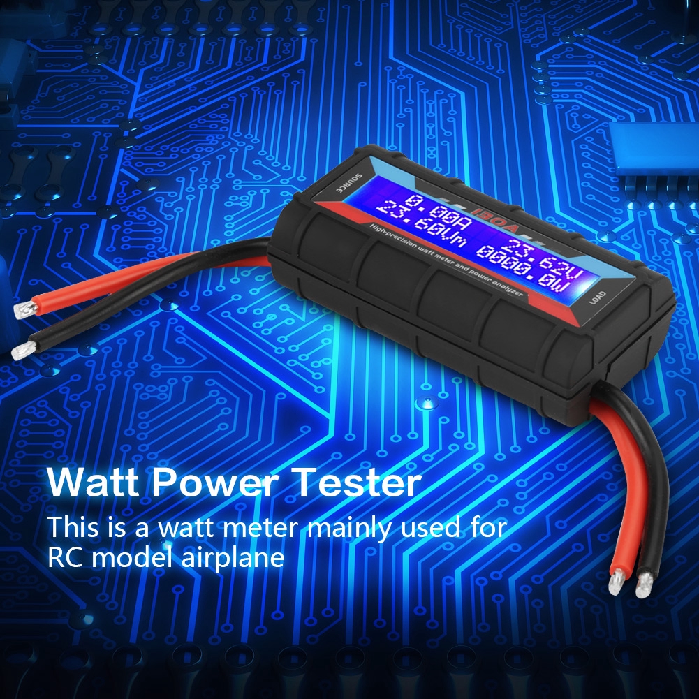 ready-stock-digital-lcd-rc-high-precision-watt-meter-power-volt-amp-dc-analyzer-4-8-60v-130a