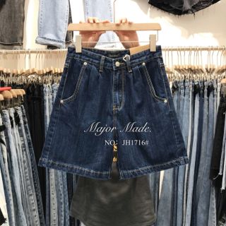 JH1716A#ยีนส์ขา3ส่วนทรงเอ มีS-XL#jeans house