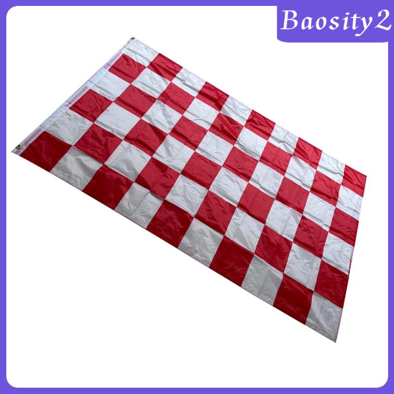 baosity2-ธงแข่งรถ-ลายตารางหมากรุก-สีแดง-และสีขาว-สําหรับตกแต่ง