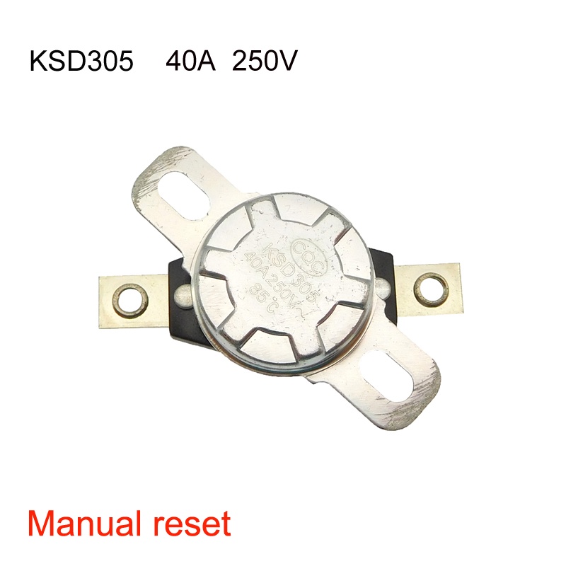 ksd305-40a-สวิตช์ควบคุมอุณหภูมิน้ําไฟฟ้า-กันแห้ง-85-90-95-องศา-250v