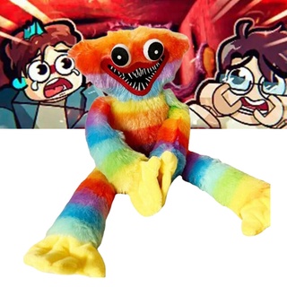 ภาพหน้าปกสินค้า40cm Huggy Wuggy Rainbow Plush Doll Toy Poppy Playtime Game Character Plushie Toy Gifts ที่เกี่ยวข้อง