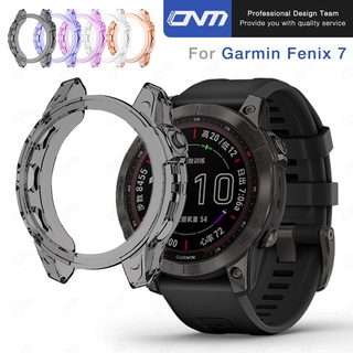 เคสใส แบบนิ่ม สําหรับ Garmin Fenix 7 7S 7x Fenix 7 Sport Smart Watch Protector