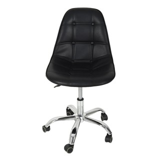 Office chair CHAIR BUTTON XH-8055PU PU BLACK Office furniture Home &amp; Furniture เก้าอี้สำนักงาน เก้าอี้สำนักงาน FURDINI B