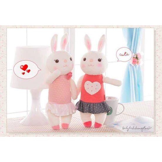 cute-rabbit-dolls-ตุ๊กตากระต่าย-สีแดง-ชมพู