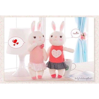 cute rabbit dolls ตุ๊กตากระต่าย สีแดง/ชมพู