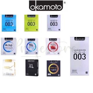 ภาพหน้าปกสินค้ารวมทุกรุ่น ถุงยาง Okamoto 003 [ของแท้100%] ถุงยางโอกาโมโต้ ถุงยางอนามัย Okamoto ถุงยางแบบบาง [Okamoto xl] ที่เกี่ยวข้อง