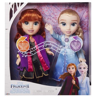 Disney Frozen II ตุ๊กตาเจ้าหญิง Disney Frozen Singing Anna &amp; Elsa