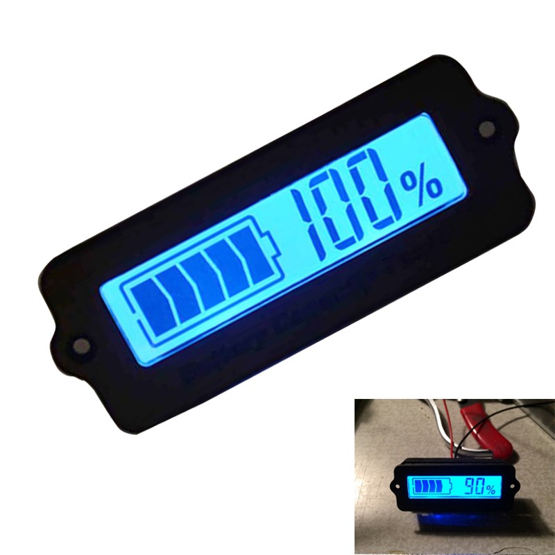 เครื่องตรวจจับพลังงานแบตเตอรี่ลิเธียม-12v-ly6w-หน้าจอ-lcd-12v-สีฟ้า