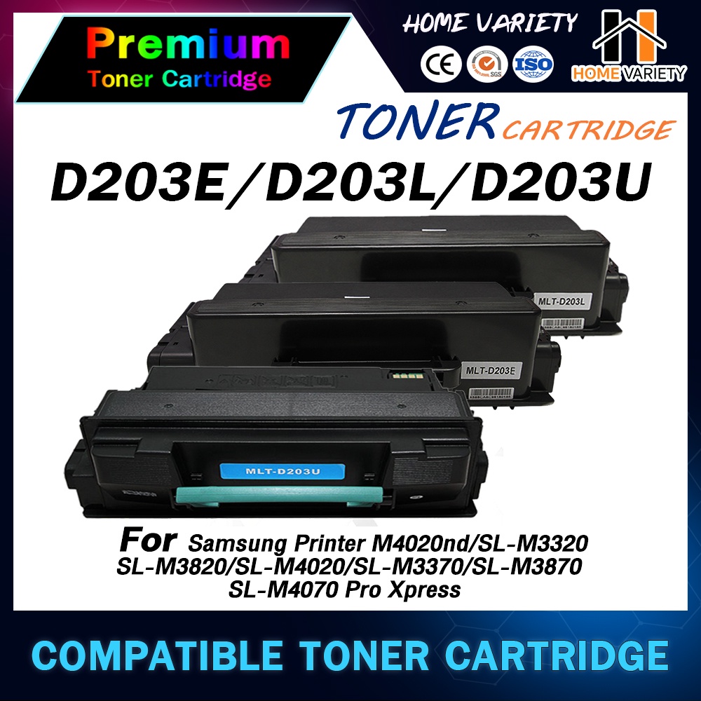 HOME Toner หมึกเทียบเท่า D203L/D203E/D203U สำหรับ SAMSUNG Printer SL ...