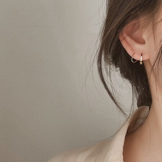 (โค้ด X8SFXJ ลด 20%) A.piece  ต่างหูเงินแท้ [all silver 925] Post earrings