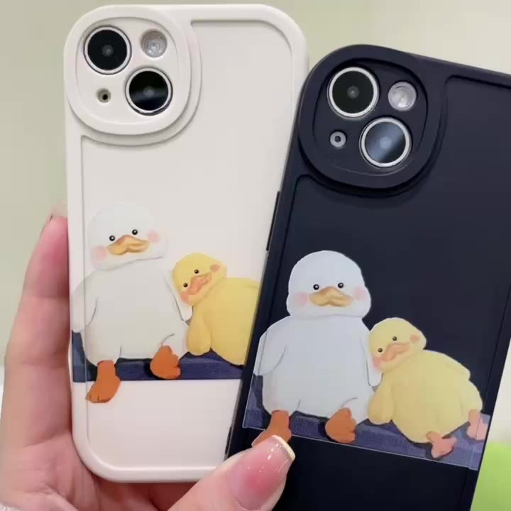 เคส-vivo-y22-y35-y21-y16-y22-y12i-y17-v23-y1s-y15s-y33s-y33t-y20i-y12-y15-y91-y21s-y15a-y93-y20-y95y21a-y11-y31-y91c-y53s-y21t-y30-y51-y01-y50-y51a-เคสมือถือวีโว่-การ์ตูนเป็ดคู่-เคสโทรศัพท์มือถือ