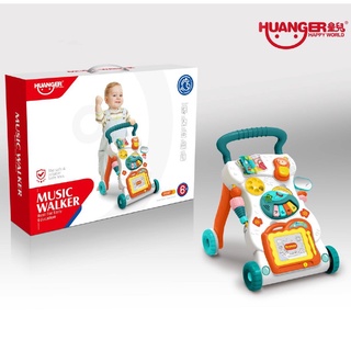 ภาพขนาดย่อของภาพหน้าปกสินค้าHuanger หัดเดินกระดานเด็ก Children music walker ปรับหนึดได้ รถหัดเดิน มีโทรศัทพ์ เสริมพัฒนาการ เหมาะสำหรับเด็ก 1ปีขึ้น จากร้าน playgrounds_toys บน Shopee ภาพที่ 5