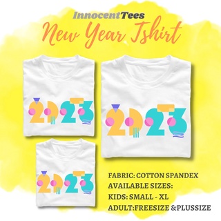 เสื้อยืดNEW YEAR TSHIRT |I  2023 NEW YEAR  FAMILY TSHIRT || KIDS TO ADULT SIZES AVAILABLE