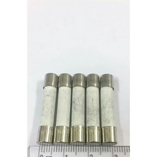 (5ชิ้น) ฟิวส์ 10A 250V FUSE ขนาด 6x30mm. ไส้เกลียวใหญ่ ฟิวส์เซรามิกคุณภาพดีเยี่ยม