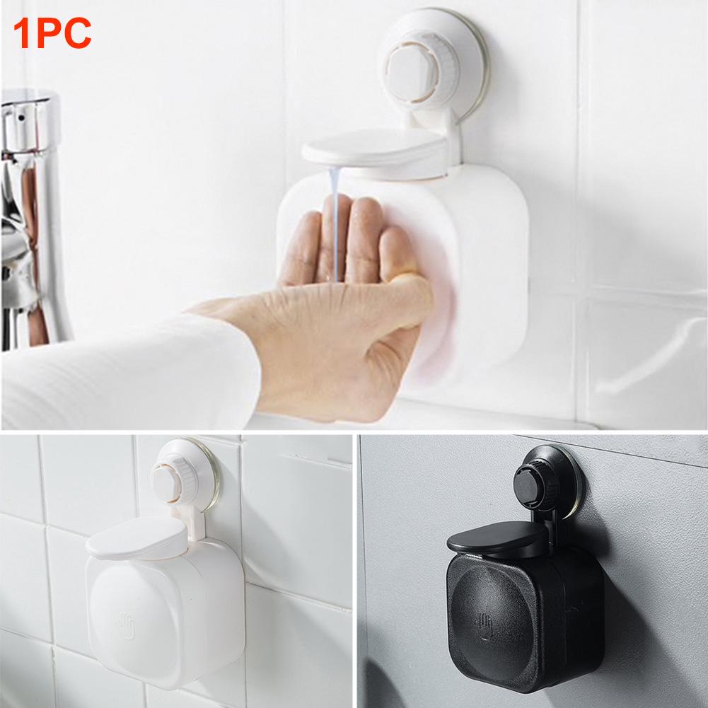 Space Saving Hanging Bathroom Kitchen ABS Wall Mounted Press Waterproof Home Soap Dispenser