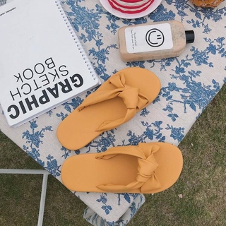 🔥Hot sale！ รองเท้าแตะและรองเท้าแตะของผู้หญิงสวมใส่ด้านนอก 2020 ฤดูร้อนใหม่อินสุทธิรองเท้าแตะแฟชั่นสีแดงชายหาดข้ามฤดูร้อ