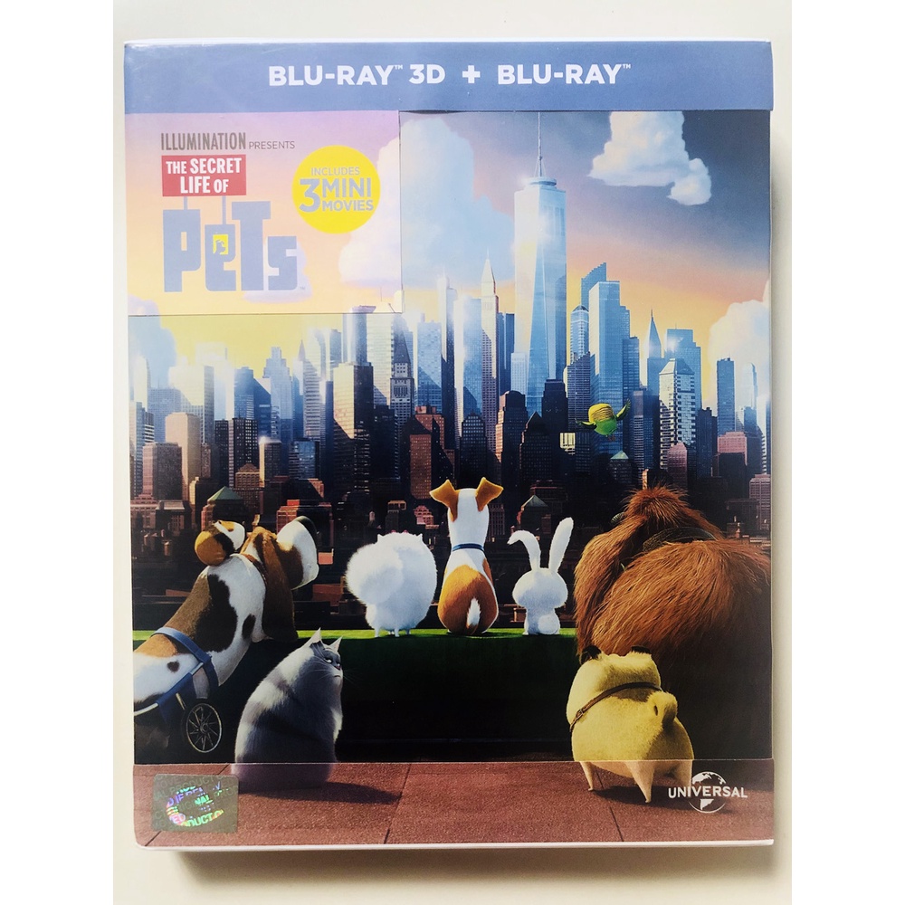 The Secret Life of PETS Blu-ray 2D และ 3D บลูเรย์ แท้ กล่องเหล็ก ซับไทย ...