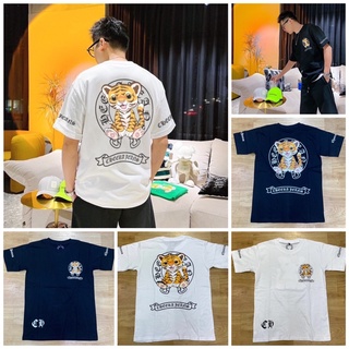 เสื้อคอกลมChrome heart⚔️เสือguccitiger😸ผ้าcottonหนานุ่มคุณภาพM-2xl 🔥