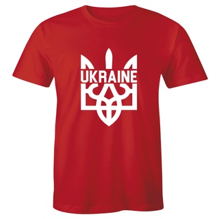[S-5XL] ใหม่ เสื้อยืดผ้าฝ้าย แบบนิ่ม พิมพ์ลาย National Trident Ukraine heritage สวมใส่สบาย 2022