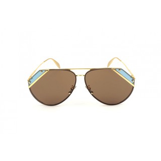 Alexander McQueen AM0092S 008 gold brown