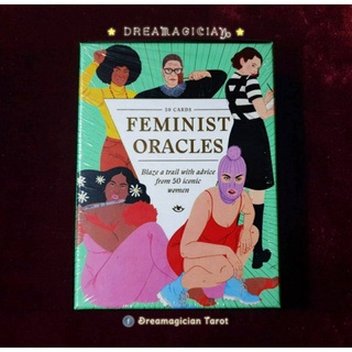 Feminist Oracles ไพ่ออราเคิลแท้ลดราคา ไพ่ยิปซี ไพ่ทาโร่ต์ ไพ่ออราเคิล Tarot Oracle Card Deck