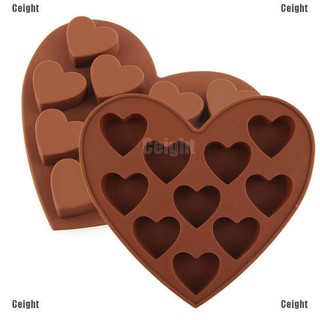 (Cei) แม่พิมพ์ซิลิโคน รูปหัวใจ สําหรับทําคุ้กกี้ ช็อคโกแลต เยลลี่ ฟองดองท์ เค้ก เบเกอรี่