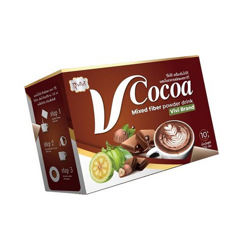 ภาพสินค้าโกโก้ Cocoa By Vivi วีโกโก้ แพ็กเกจใหม่ (แบบถุง) จากร้าน beautifulitem บน Shopee ภาพที่ 4