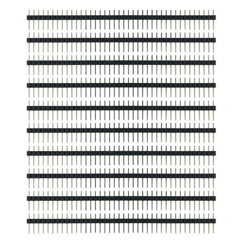 ภาพสินค้า1X40Pin 2.54มม.Single Row Female + 1X40 Male Pin Header อุปกรณ์เชื่อมต่อหัวเสียบ จากร้าน aitexm.th บน Shopee ภาพที่ 3