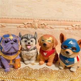 🔥 พร้อมส่ง 🔥 โมเดลตุ๊กตาน้องหมา Avengers มาร์เวล