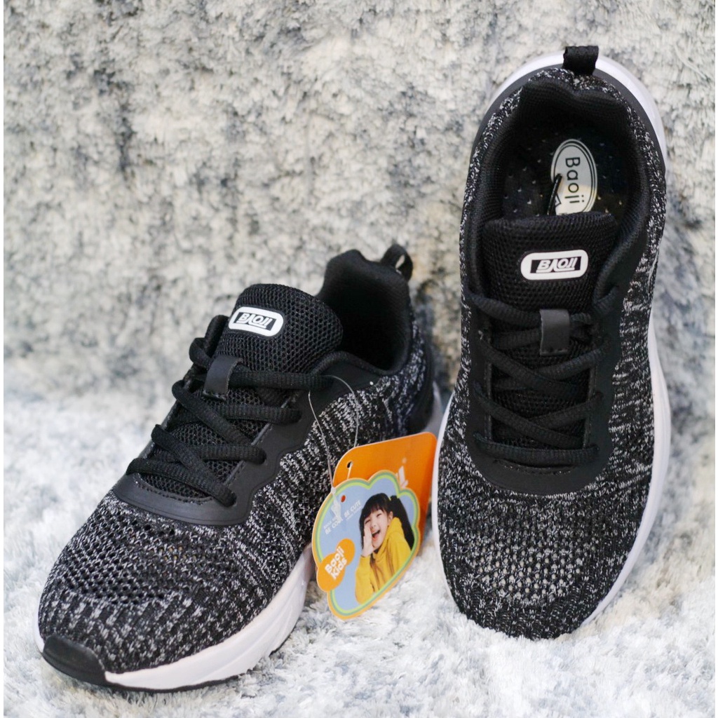 baoji-รุ่น-gh863-black-รองเท้าผ้าใบเด็ก-แฟชั่น-สีดำ-ไซส์-31-35-สินค้ามือ1-ของแท้100-จาก-baoji-thailand-มีของพร้อมส่ง