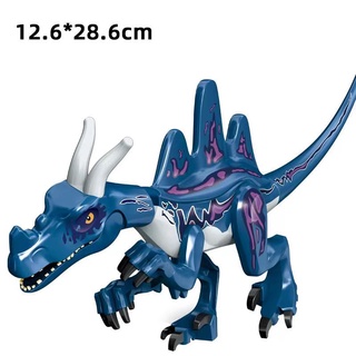 ของเล่นบล็อกตัวต่อ รูปไดโนเสาร์ Jurassic World Park เหมาะกับของขวัญ สําหรับเด็ก