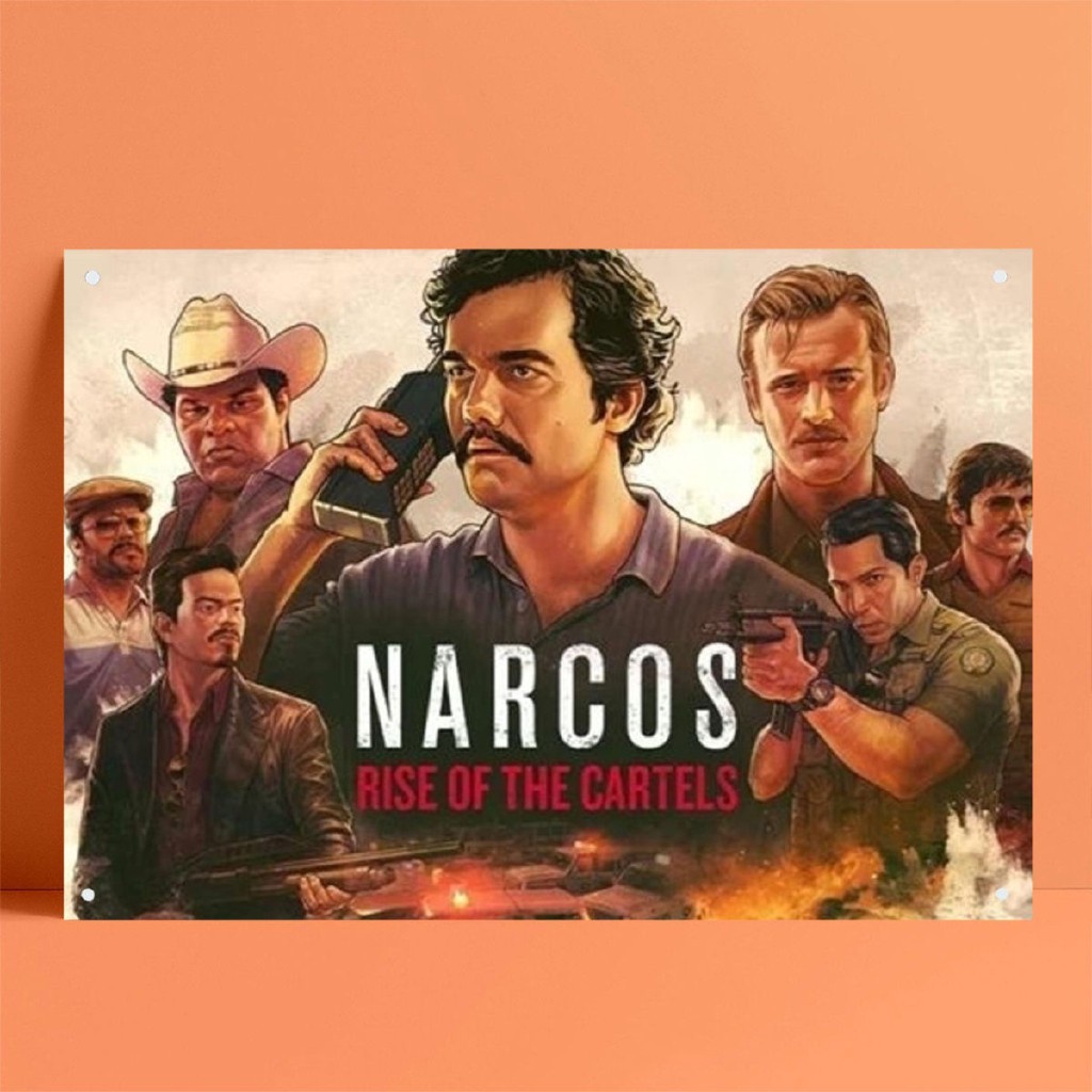 Ps4 Nintendo Game Narcos Rise of the Cartel โปสเตอร์ป้ายสําหรับตกแต่ง ...