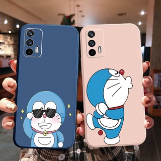 เคสโทรศัพท์มือถือ ทรงสี่เหลี่ยม ลายโดราเอมอน สําหรับ OPPO A16 A94 A53 A15 A12 AX7 A52 A72 A92 A74 A54 5G