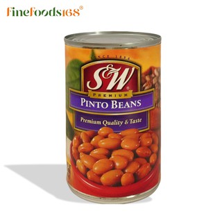 เอสแอนด์ดับบลิว ถั่วพินโต้ในน้ำเกลือ 15 ออนซ์ S&amp;W Pinto Beans 15 Oz.