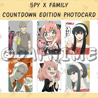 Spy X FAMILY COUNTDOWN EDITION อะนิเมะโฟโต้การ์ด