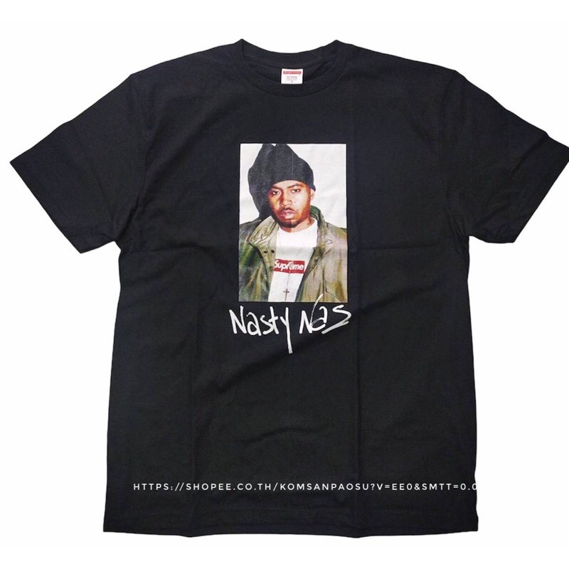 เสื้อยืด-supreme-nasty-nas-เสื้อสตรีท-supreme-nasty-nas