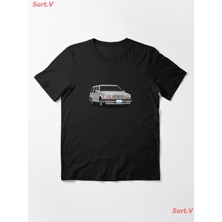 CAR Volvo 740 Essential T-Shirt เสื้อยืดพิมพ์ลาย เสื้อยืดโลโก้รถ